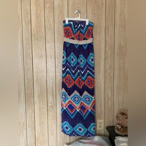 Multicolored maxi dress